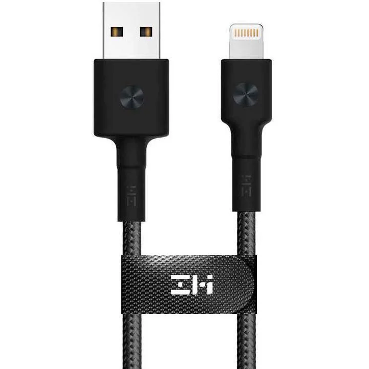 Кабель USB - Lightning, 1.5м, ZMI AL853 Black - фото 2
