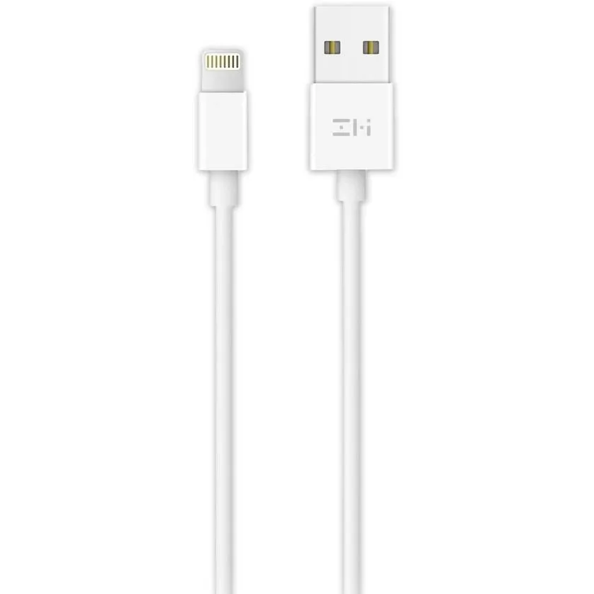 Кабель USB - Lightning, 1м, ZMI AL813C White
