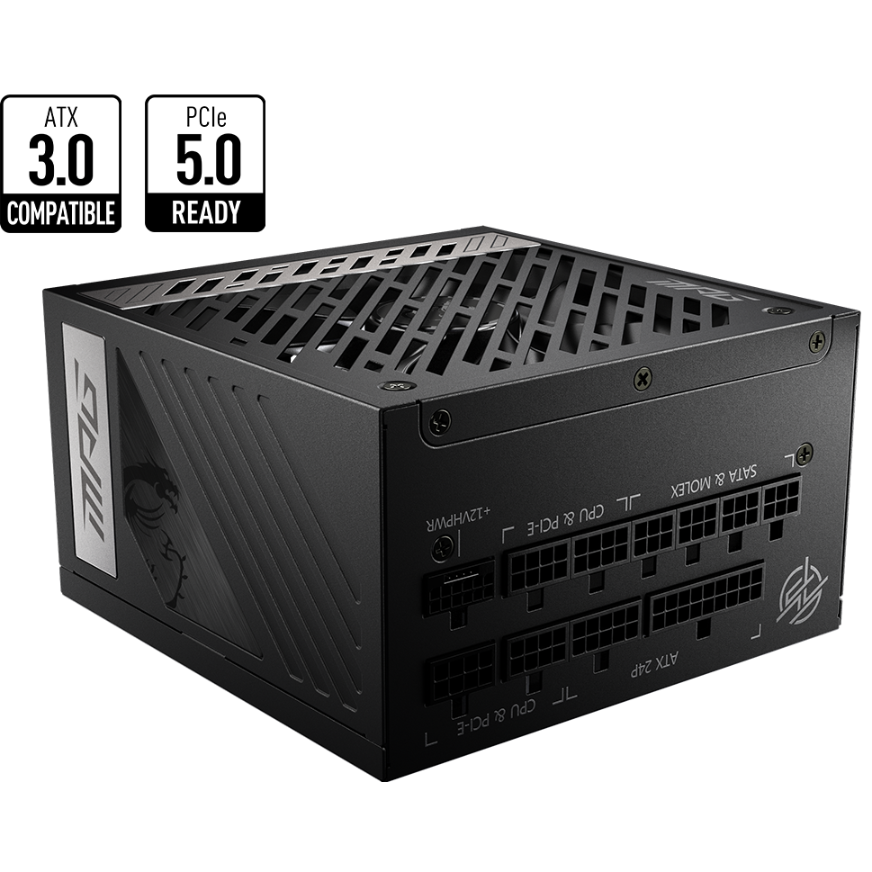 Блок питания 1000W MSI MPG A1000G PCIE5 - 306-7ZP7C11-CE0 - фото 4