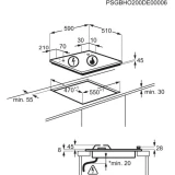 Газовая варочная панель Electrolux EGG6407K