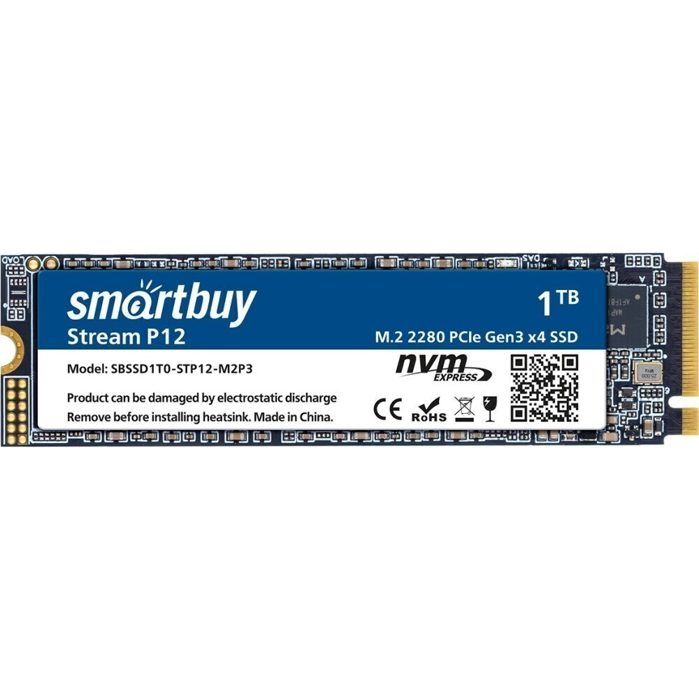 Накопитель SSD 1Tb SmartBuy Stream P12 (SBSSD1T0-STP12-M2P3)