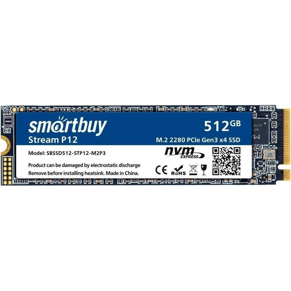 Накопитель SSD 512Gb SmartBuy Stream P12 (SBSSD512-STP12-M2P3)