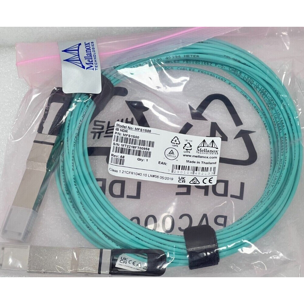 Кабель QSFP56 Mellanox MFS1S00-H020V - фото 2