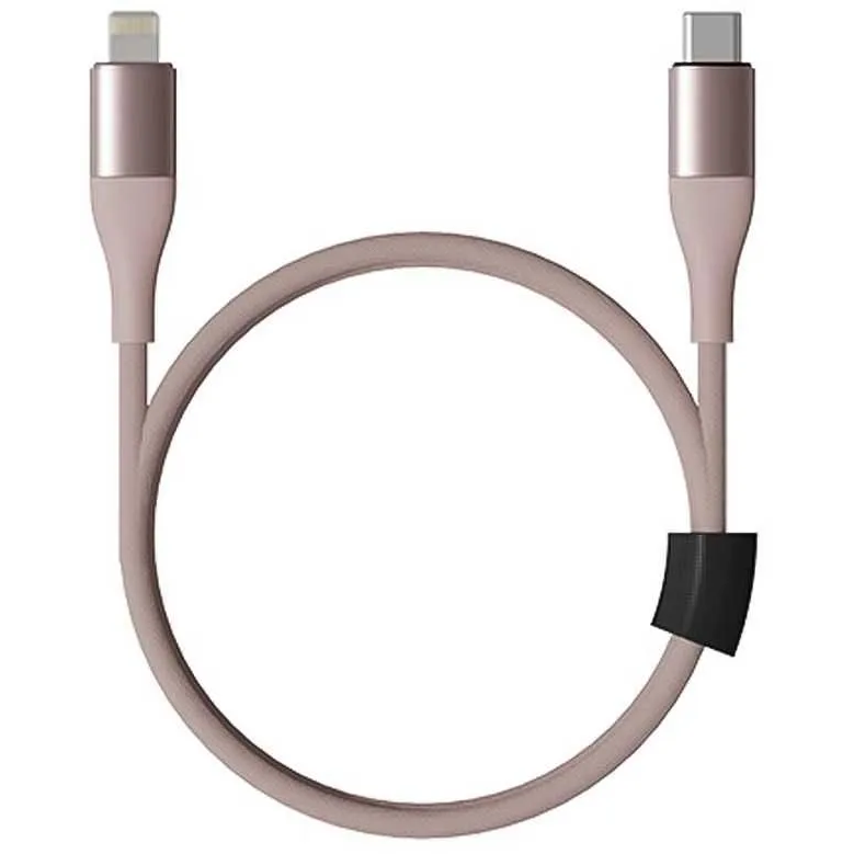 Кабель USB Type-C - Lightning, 1м, Xiaomi DW5 Pink