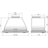 Вытяжка Elikor S4 52Н-700-Э4Д Stainless Steel (940894)