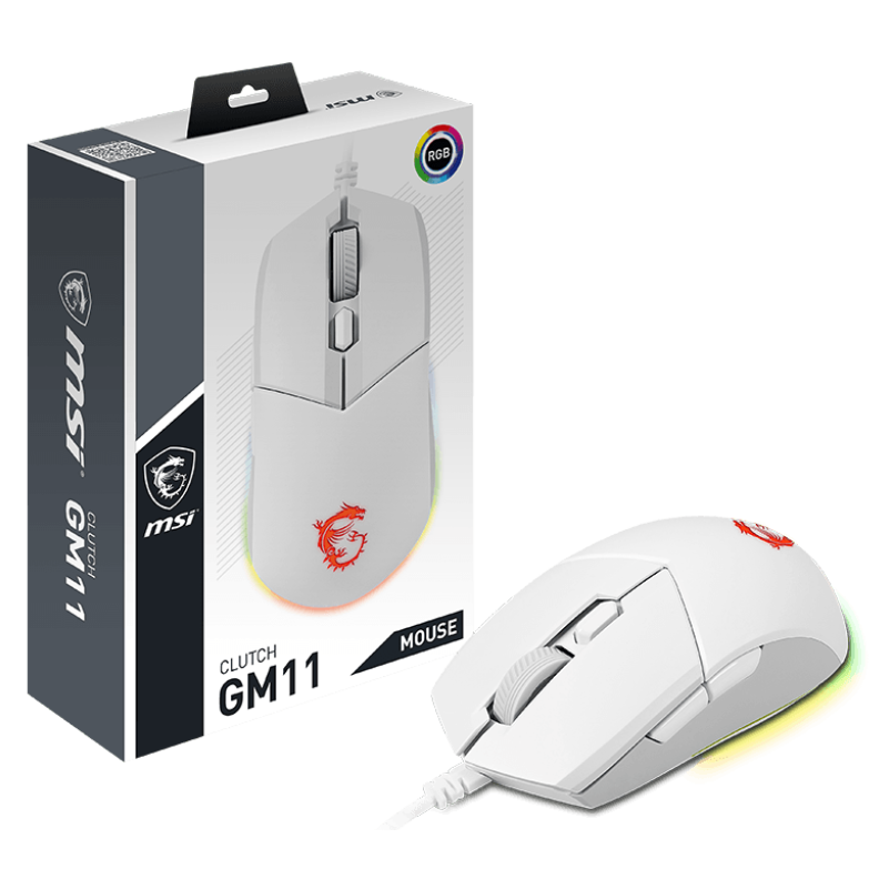 Мышь MSI Clutch GM11 White - S12-0401980-CLA/S12-0401970-CLA - фото 5