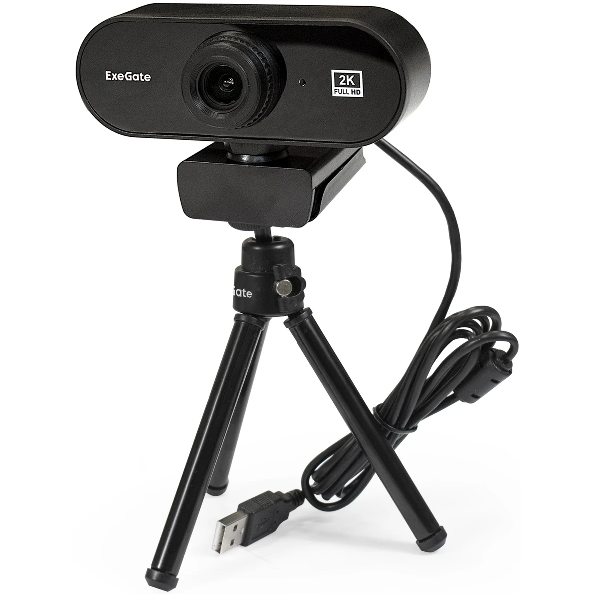 Веб-камера ExeGate Stream C940 Wide 2K T-Tripod - EX294582RUS - фото 2