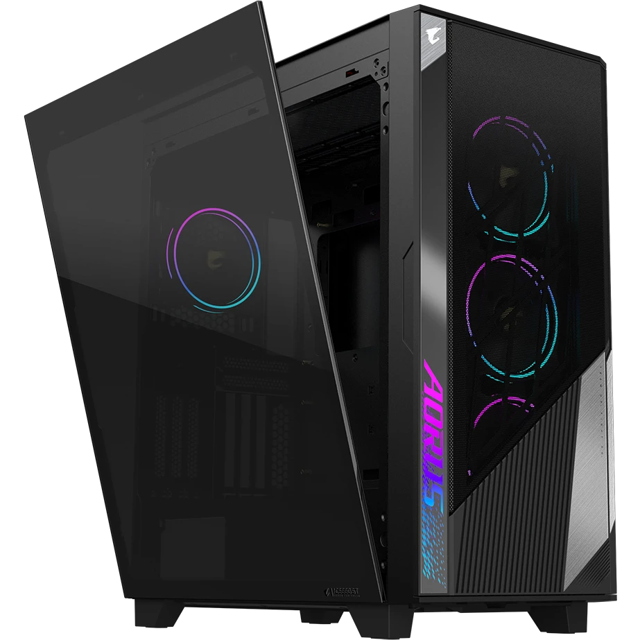 Корпус Gigabyte AORUS C500G ST Black - 28300-AC500-1CKR - фото 3