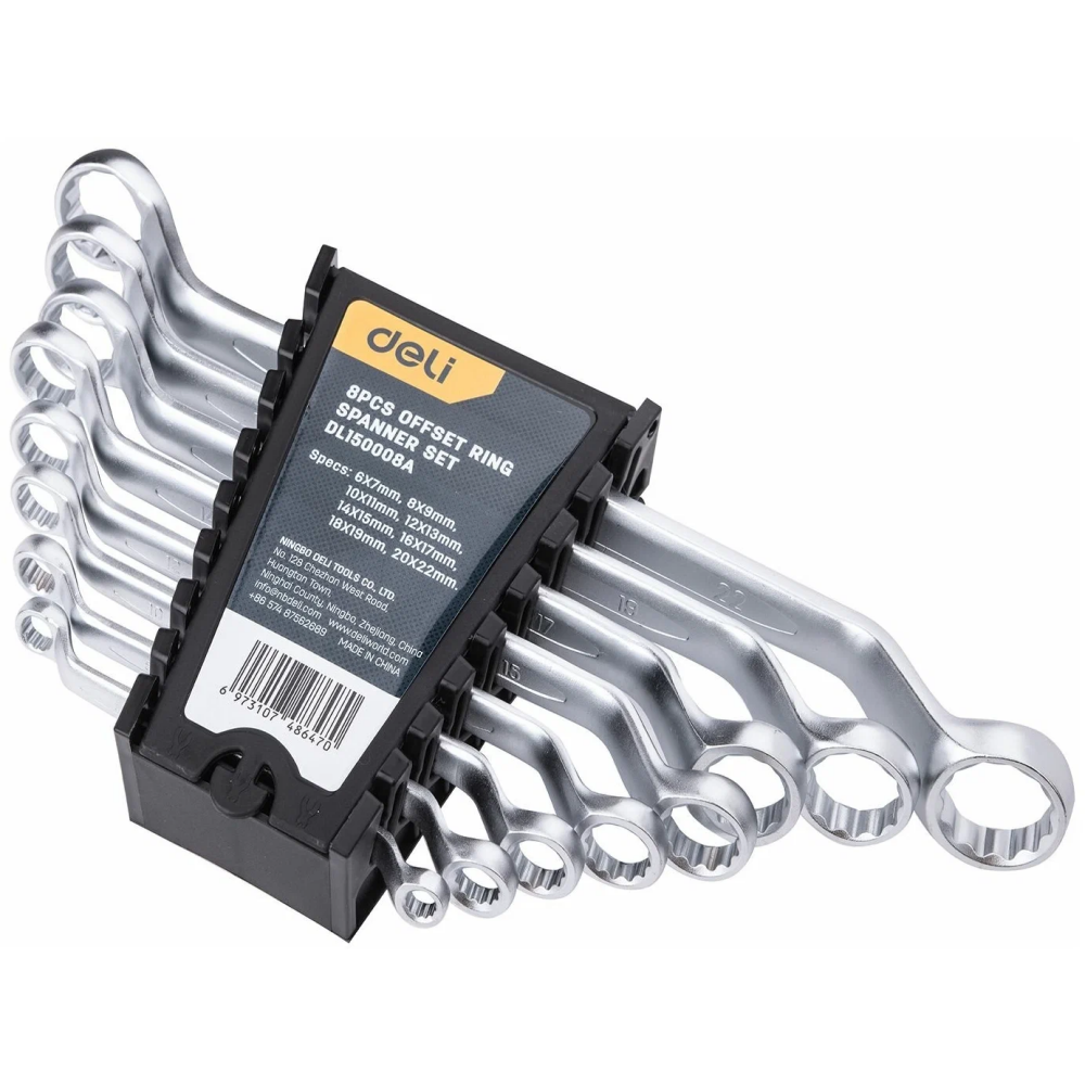 Набор гаечных ключей Deli DL150008A - фото 2