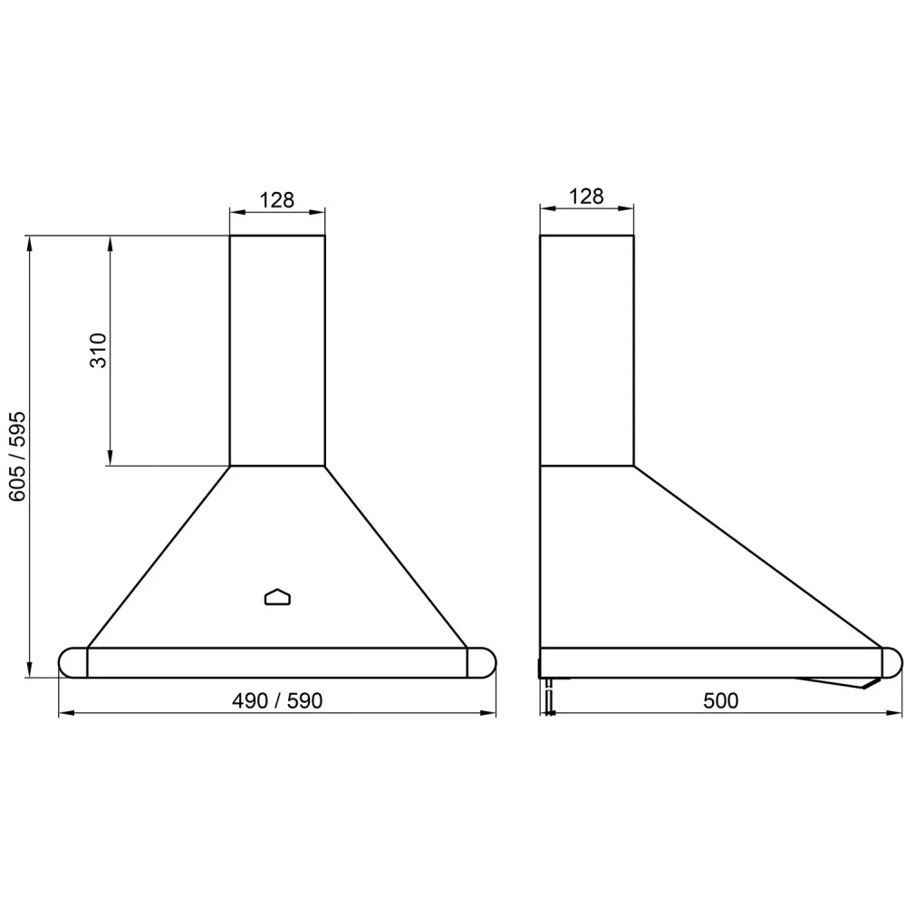 Вытяжка Elikor Сатурн 50П-180-В1Л White - 221958 - фото 2