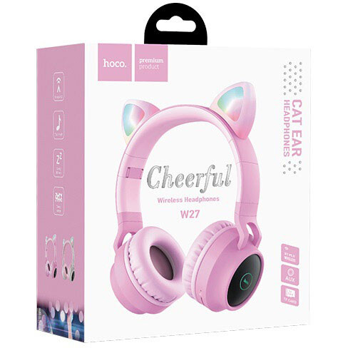 Гарнитура HOCO W27 Pink - 6931474718464 - фото 4