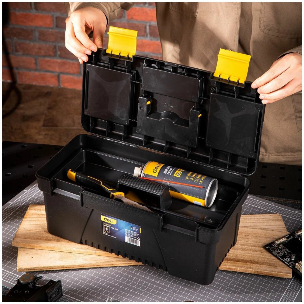 Ящик для инструментов Deli DL432414 - фото 3