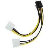 Переходник 2x Molex - PCI-E 6-pin, PREMIER 6-096-PSU-6