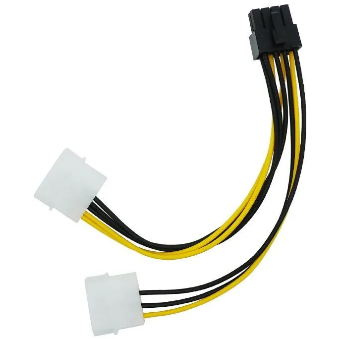 Переходник 2x Molex - PCI-E 6-pin, PREMIER 6-096-PSU-6 - фото 4