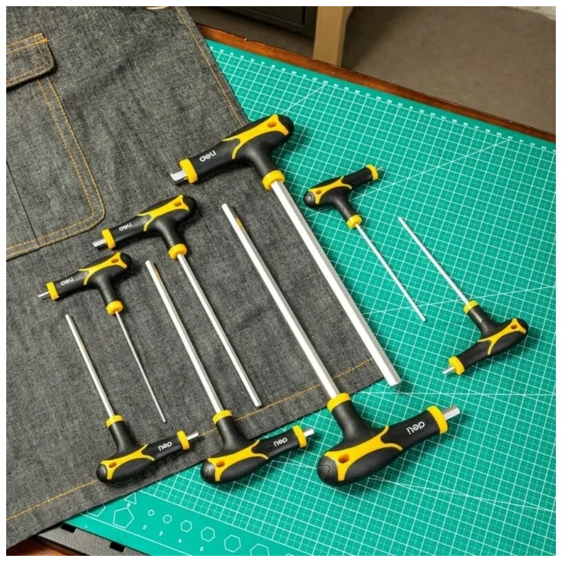 Набор шестигранных ключей Deli DL233108 - фото 2