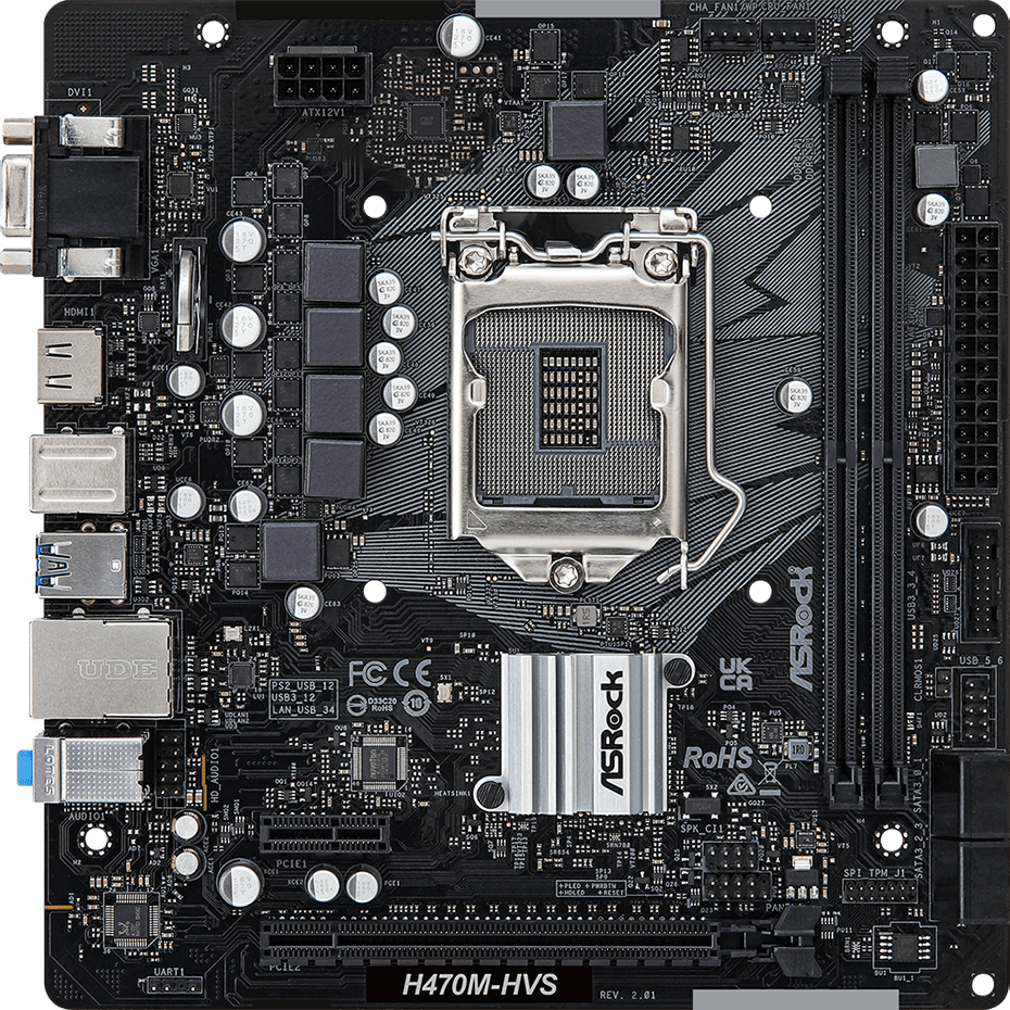 Материнская плата ASRock H470M-HVS R2.0