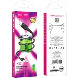 Кабель USB - USB Type-C, 1м, HOCO X83 Black (HC-70905) (6931474770905)