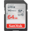 Карта памяти 64Gb SD SanDisk Ultra (SDSDUNB-064G-GN6IN)