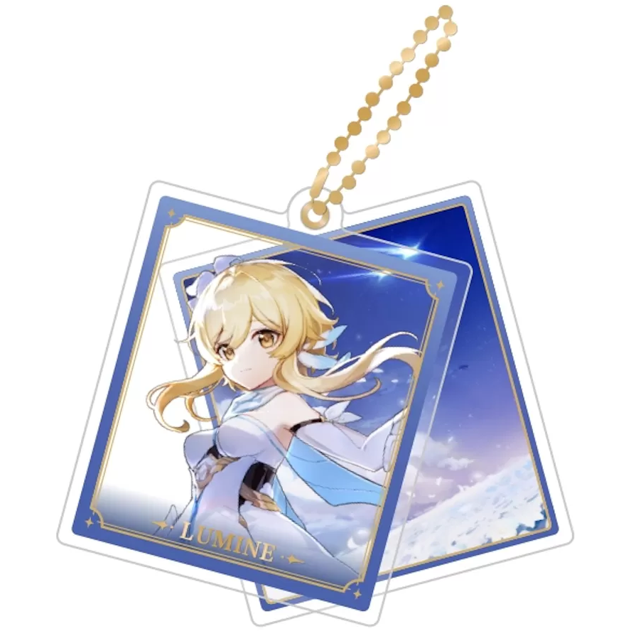 Брелок miHoYo Genshin Impact Character Acrylic Strap Traveller Lumine