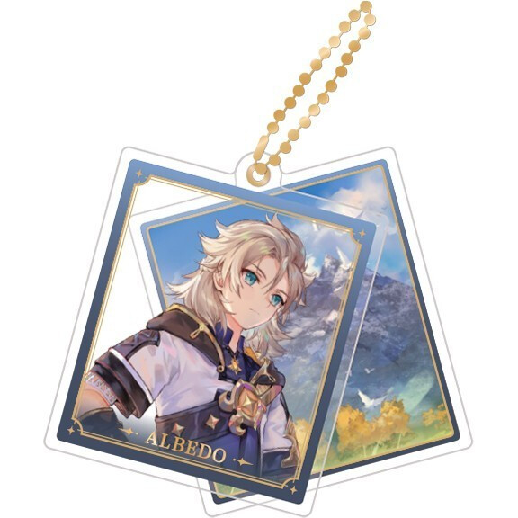 Брелок miHoYo Genshin Impact Character Acrylic Strap Albedo
