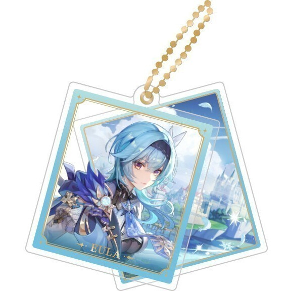 Брелок miHoYo Genshin Impact Character Acrylic Strap Eula