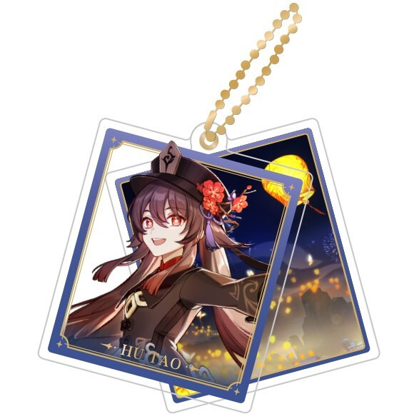 Брелок miHoYo Genshin Impact Character Acrylic Strap Hutao