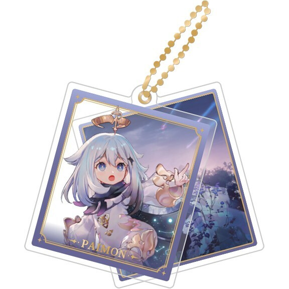 Брелок miHoYo Genshin Impact Character Acrylic Strap Paimon