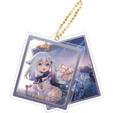 Брелок miHoYo Genshin Impact Character Acrylic Strap Paimon (6974696616217)