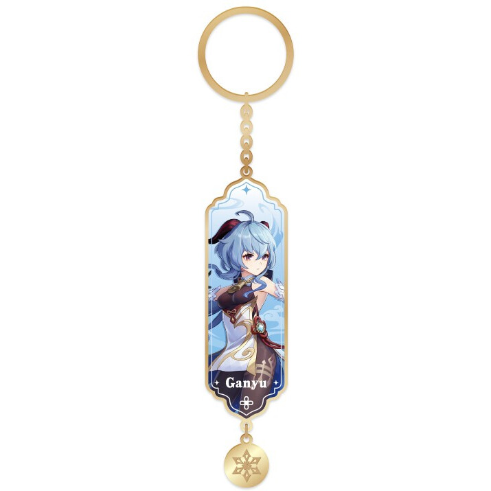 Брелок miHoYo Genshin Impact Character Banner Art Metal & Resin Keychain Adrift in the Harbor