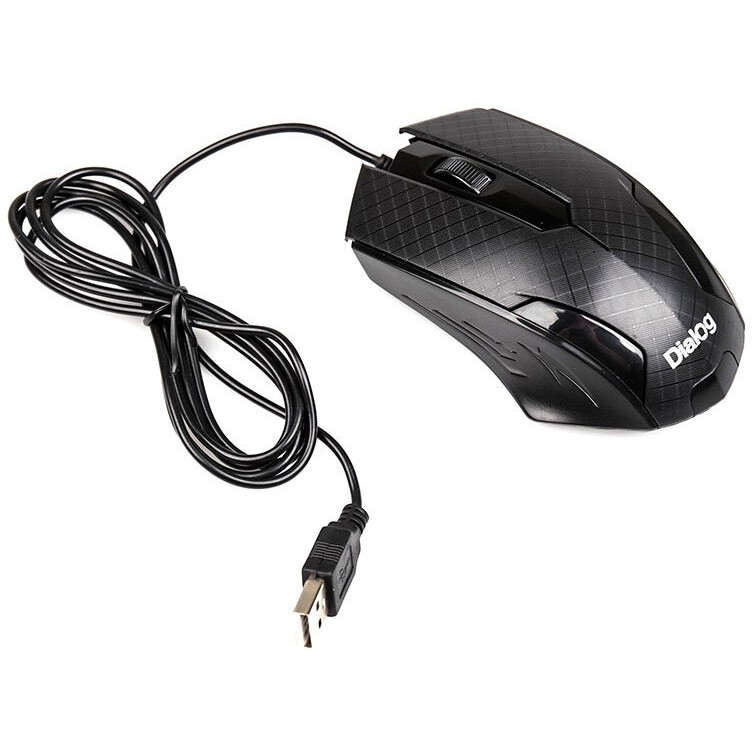 Мышь Dialog MOP-07U Black - фото 2