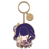 Брелок miHoYo Genshin Impact Chibi Character Metal Keychain Raiden Shogun (6974696617825)