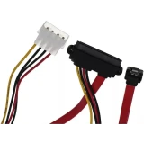 Кабель SATA + Molex - SATA Slimline, 0.15м, PREMIER 6-096-7702