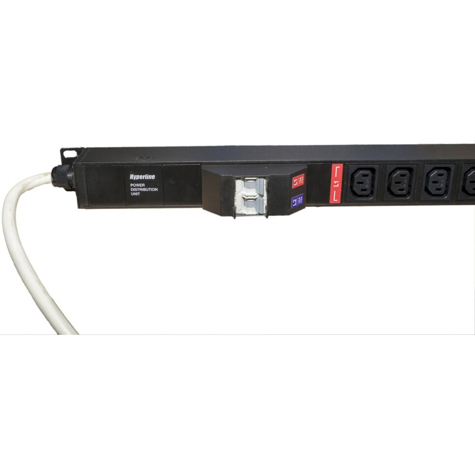 Блок розеток Hyperline SHE-20IEC-4BIEC-B-3PVB - фото 2