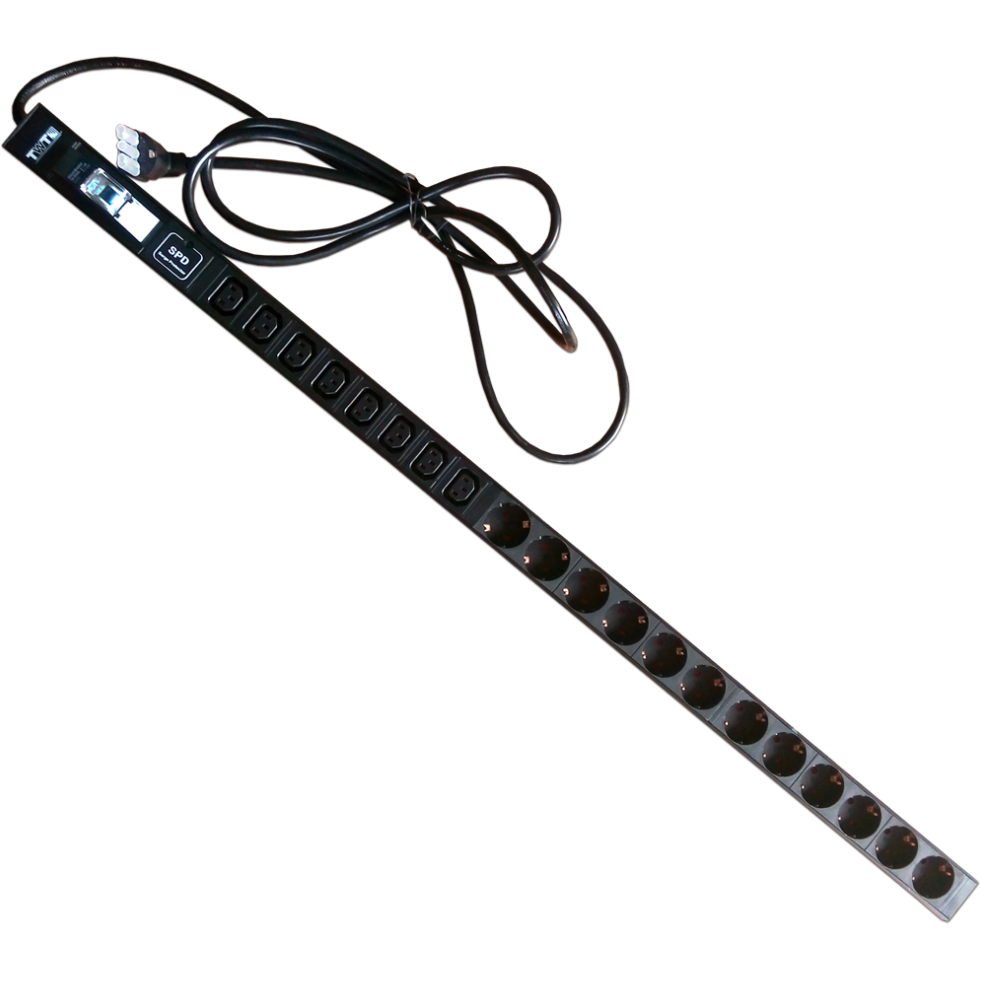 Блок розеток TWT TWT-PDV-12GS-8C3-GP