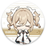 Значок miHoYo Genshin Concert Melodies of an Endless Journey Chibi Character Badge Barbara (6974096538683)