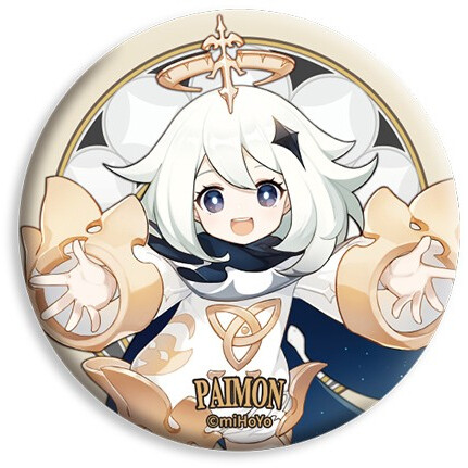 Значок miHoYo Genshin Impact Can Badge Paimon