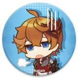 Значок miHoYo Genshin Impact Chibi Expressions Character Can Badge Tartaglia (6972957488153)