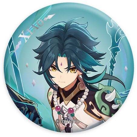 Значок miHoYo Genshin Impact Character Banner Art Can Badges The Vigilant Yaksha Xiao