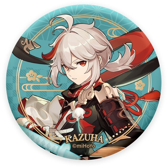 Значок miHoYo Genshin Impact Inazuma Character Can Badge Kaedehara Kazuha - 6974096538102