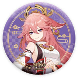 Значок miHoYo Genshin Impact Inazuma Character Can Badge Yae Miko (6974696618488)