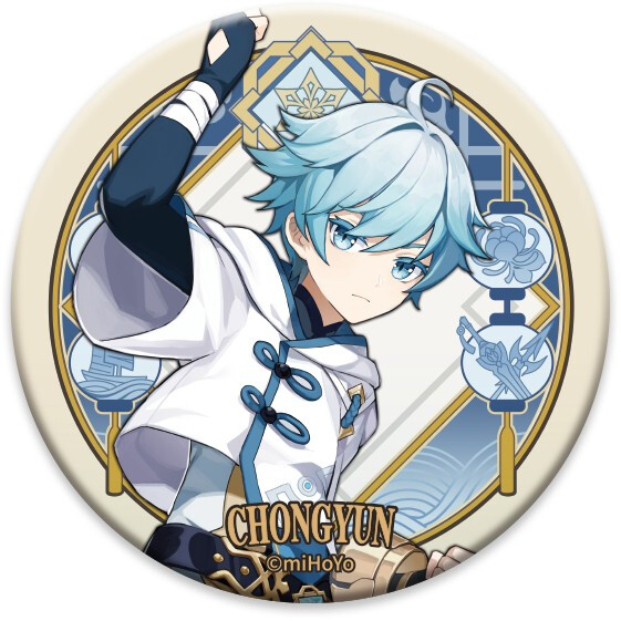 Значок miHoYo Genshin Impact Liyue Harbour Character Can Badge Chongyun