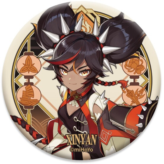 Значок miHoYo Genshin Impact Liyue Harbour Character Can Badge Xinyan