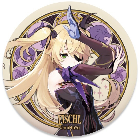 Значок miHoYo Genshin Impact Mondstadt Can Badge Fischl