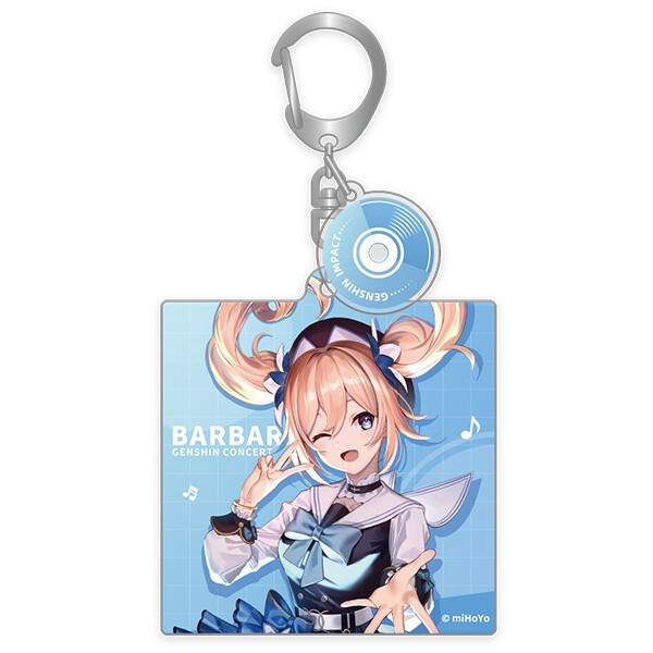 Брелок miHoYo Genshin Impact 2022 Online Concert Acrylic Strap Barbara