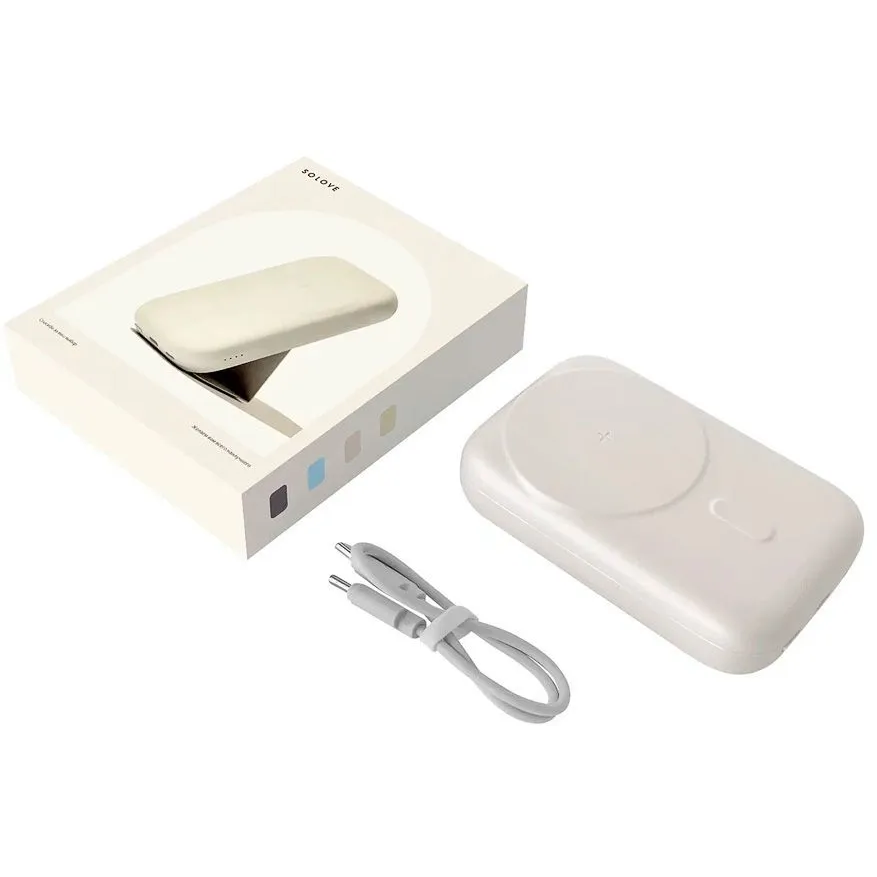 Внешний аккумулятор SOLOVE W13 White - фото 6