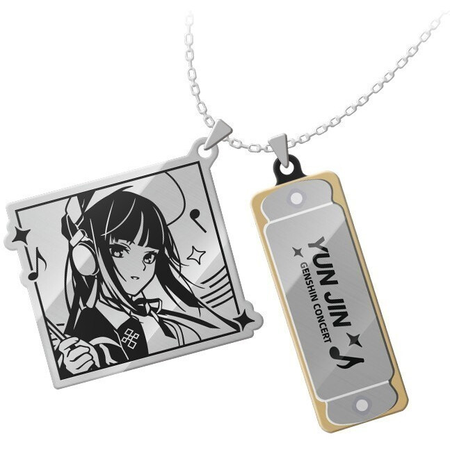 Ожерелье miHoYo Genshin Impact 2022 Online Concert Mini Harmonica Necklace Yunjin