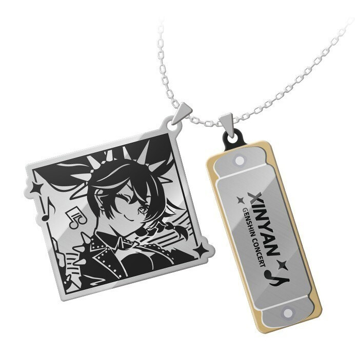 Ожерелье miHoYo Genshin Impact 2023 Online Concert Mini Harmonica Necklace Xinyan