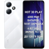 Смартфон Infinix Hot 30 Play 8/128Gb White (10042044)