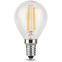 Филаментная лампочка Gauss Filament Globe 2700K (9 Вт, E14) 10 шт. - 105801109