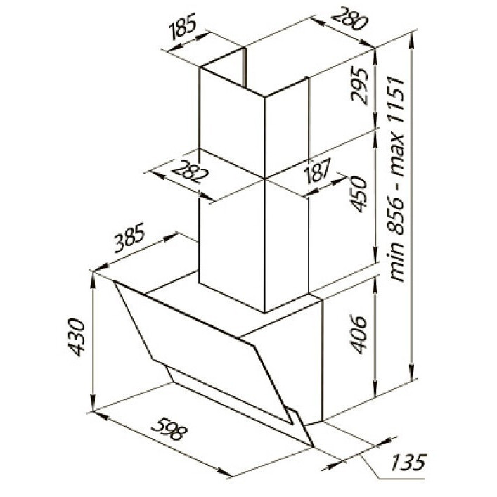 Вытяжка Kuppersberg F 601 WH - фото 7